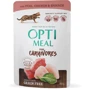 Влажный корм Optimeal Adult Cats для взрослых кошек с телятиной, куриным филе и шпинатом в соусе 12x8