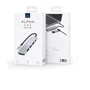 Адаптер WIWU Adapter Alpha 541BC USB-C to 3xUSB+USB3.0+PD 100W Grey: Цвет серый