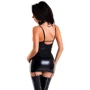 Платье с чокером Glossy Wetlook Ivy Вlack, L