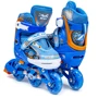 Ролики "3-wheels". Blue (размер 27-30) Все колеса светятся!