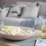 Блюдо ІКЕА STENTICKA рожевий 30 см (605.371.83): Колір розовый/белый