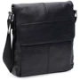Мужская сумка через плечо Keizer черная (K13107bl-black)