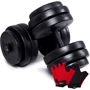 Гантель Fit-On 2x26 кг с перчатками