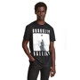Футболка H&M 4161514 S черная с принтом