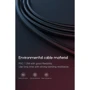 Кабель T-PHOX USB Cable to Lightning Nets 1.2m Black (T-L801 black) фото 4