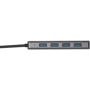 Адаптер Trust Adapter Halyx USB to 4xUSB Grey (23327_TRUST): Інтерфейс підключення USB 3.0