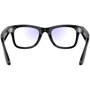 Смарт-очки Ray-Ban Meta Wayfarer Shiny Black Clear with Blue-Violet Light Filter size L (RW4008 601/SB 53-22) фото 3
