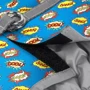 Шлея для собак мягкая WAUDOG Clothes c QR паспортом рисунок ВАУ XS1 обхват груди 24-27 см обхват шеи 18-20 см (2900) фото 2