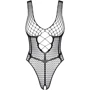 Сексуальный боди с пикантным вырезом Obsessive B117 black S/M/L