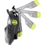 Маска для дайвинга Полнолицевая маска Aqua Speed Spectra 2.0 9921 черный, желтый Уни L/XL (247-30)
