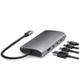Адаптер Satechi Adapter USB-C to 4xUSB-C+RJ45+HDMI 8K Space Gray (ST-P8KEM) фото 4