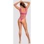 Соблазнительное боди Obsessive B121 raspberry S/M/L