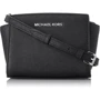 Жіноча сумка крос боді Michael Kors чорна (192877314684)