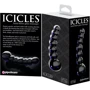 Анальная пробка Icicles No 66 Black, 12x3.5 см, черный