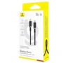 Кабель Baseus Cable USB-C to USB-C Dura Series 100W 1m Black/Gold (P10377803U01-00) фото 3