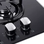 Варочная поверхность газовая Pyramida PFG 646 S Black: Расположение панели Фронтальное