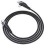 Кабель Hoco USB Cable to Lightning/Type-C U95 Freeway PD 60W 1.2m Black: Длина 1.2 м