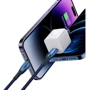 Кабель Baseus Cable USB-C to Lightning Glimmer Series Fast Charging Data 1m Blue (CADH000003) фото 7