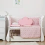 Постельный комплект 6 эл. Twins Dolce Insta 4075-D-508, Сердечки, розовый
