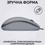 Мышь Logitech M110 Silent USB Mid Gray (910-006760): Максимальное разрешение сенсора, dpi 1000