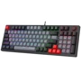 Клавіатура GamePro MK120 Red Switch USB Black (MK120R): Підключення проводное