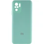 Чехол для телефонов Mobile Case Silicone Cover Shield Camera Ice Blue for Xiaomi Redmi Note 10 / Note 10s