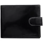 Мужское портмоне DNK Leather черное (DNKN01L-NL-black)