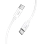 Кабель Hoco Cable USB-C to USB-C X87 2A 60W 1m White: Длина 1 м