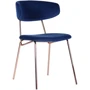 Стул AMF Alphabet B gold/royal blue (545705)