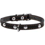 Ошейник Collar одинарный с украшением (ш 12мм, д 24-32см) черный: Производитель Collar