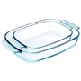Набір форм Pyrex CLASSIC 2предметов скл прямокутний 35х23, 30х19см (912S967): Матеріал Скло