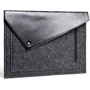 Gmakin Cover Envelope Triangular Roof Black/Dark Grey (GM57-15) for MacBook Pro 15/Pro 16