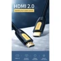 Кабель Ugreen Cable HDMI 4K M to HDMI 4K M 1m Yellow/Black (10115): Длина 1 м