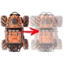 Трюковая Машинка Вездеход на р/у с пультом Fever Buggy 4WD 4x4, оранжевая (SL-198A-PO)