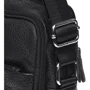 Мужская сумка через плечо Borsa Leather черная (K11025-black): Страна производитель Тайвань