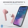 Наушники Trust Nika Touch True Wireless Mic Pink (23704) фото 9