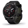 Смарт-часы Garmin Epix Pro (Gen 2) 47mm Sapphire Carbon Grey DLC Titanium with Black Leather Band (010-02803-30)