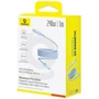 Кабель Baseus Cable USB-C to USB-C PicoGo Magnetic Liquid Silicone 240W 1m Blue (P10376800311-00) фото 3