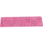 Клавіатура Manhattan Roll-Up Keyboard USB Pink (177566)