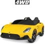Детский электромобиль Bambi Racer Maserati желтый (M 5104EBLR-6): Вид автомобиль