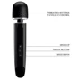 Универсальный вибромассажер Pretty Love Charming Massager Black