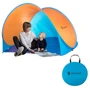 Палатка Springos Pop Up пляжная 200 x 120 см оранжево-голубая (PT003)