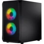 Корпус Logic concept PORTOS MESH+GLASS ARGB fans 3x120mm BLACK (AM-PORTOS-10-0000000-0002): Форм-фактор материнской платы MicroATX/Mini-ITX