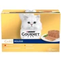 Влажный корм Gourmet Gold с говядиной, тунцом, печенью и индейкой 12x85 г (7613032022907)