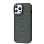 Чехол для iPhone Kajsa Snake Pattern Olive for iPhone 15 Pro Max