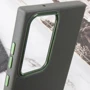 Чехол для телефонов TPU Case Bonbon Leather Metal Style Army Green for Samsung S918 Galaxy S23 Ultra: Материал Искусственная кожа