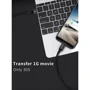 Кабель T-PHOX USB Cable to USB-C Speed 1.2m Black (T-C810 Black) фото 3