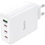 Зарядний пристрій Hoco Wall Charger 3xUSB-C+USB N31 White: Тип сетевое