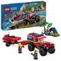 Конструктор LEGO City Пожарная машина со спасательной шлюпкой (60412)