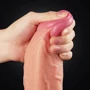 Фаллоимитатор LoveToy Dual Layer Platinum Silicone Cock 10" (телесный)